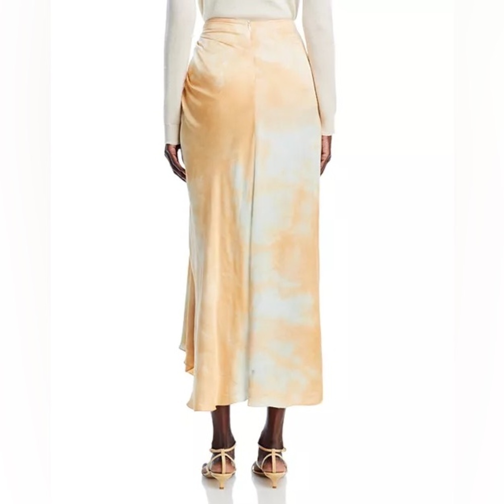 A.L.C. Orange and Cream Maxi Skirt - Picture 2 of 6
